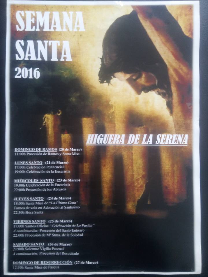 Semana Santa en Higuera de la Serena 2016 Higuera de la Serena
